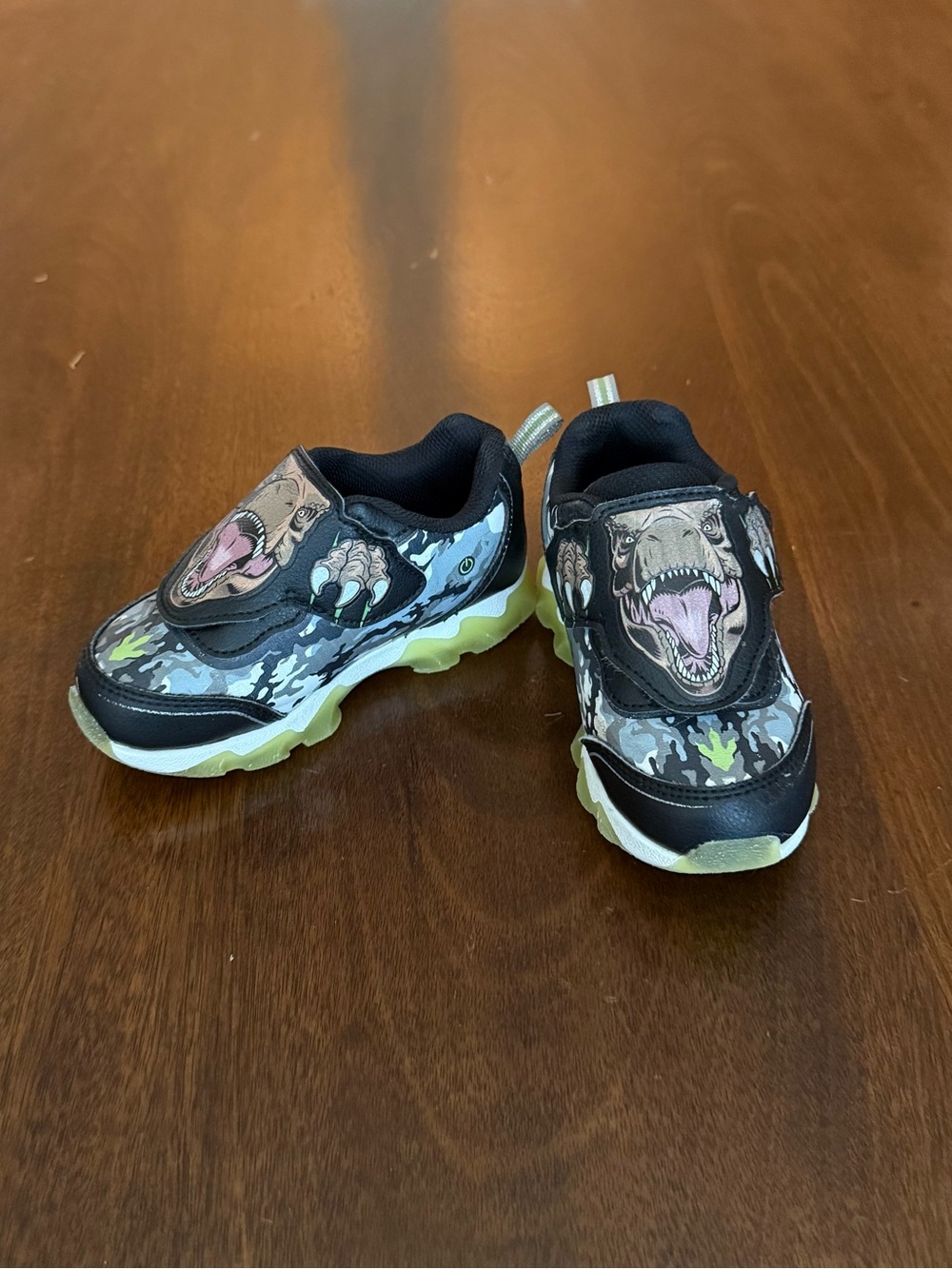 Jurassic World light up dinosaur shoes